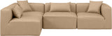 Cube Vegan Leather Modular Sectional - Stylish Comfort for Modern Living Spaces with Versatile Design