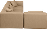 Cube Vegan Leather Modular Sectional - Stylish Comfort for Modern Living Spaces with Versatile Design