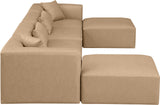 Cube Vegan Leather Modular Sectional - Elevate Your Space with Modern Elegance and Comfort Today!
