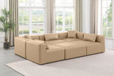 Cube Modular Sectional - Luxurious Vegan Leather Design for Contemporary Living Spaces and Comfort