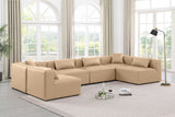 Cube Vegan Leather Modular Sectional - Modern Elegance for Contemporary Living Spaces and Offices