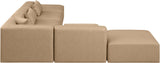 Cube Vegan Leather Modular Sectional - Modern Elegance and Comfort for Contemporary Spaces
