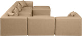 Cube Vegan Leather Modular Sectional: Luxurious, Contemporary Design for Elegant Living Spaces