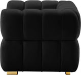 Gwen Velvet Chair: Luxurious Comfort Meets Contemporary Elegance with Customizable Legs and Tufting