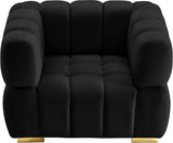 Gwen Velvet Chair: Luxurious Comfort Meets Contemporary Elegance with Customizable Legs and Tufting