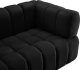 Gwen Velvet Sofa - Luxurious Comfort with Deep Biscuit Tufting & Custom Gold or Chrome Legs