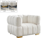 Gwen Velvet Chair: Luxurious Comfort Meets Contemporary Elegance with Customizable Legs and Tufting
