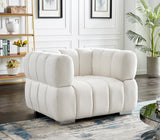 Gwen Velvet Chair: Luxurious Comfort Meets Contemporary Elegance with Customizable Legs and Tufting
