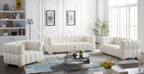 Gwen Velvet Loveseat - Luxurious Comfort & Contemporary Style with Tufting and Custom Legs Options