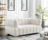 Gwen Velvet Loveseat - Luxurious Comfort & Contemporary Style with Tufting and Custom Legs Options