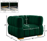 Gwen Velvet Chair: Luxurious Comfort Meets Contemporary Elegance with Customizable Legs and Tufting