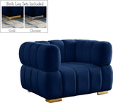 Gwen Velvet Chair: Luxurious Comfort Meets Contemporary Elegance with Customizable Legs and Tufting
