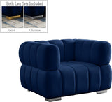 Gwen Velvet Chair: Luxurious Comfort Meets Contemporary Elegance with Customizable Legs and Tufting