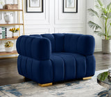 Gwen Velvet Chair: Luxurious Comfort Meets Contemporary Elegance with Customizable Legs and Tufting