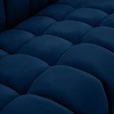 Gwen Velvet Sofa - Luxurious Comfort with Deep Biscuit Tufting & Custom Gold or Chrome Legs