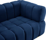 Gwen Velvet Sofa - Luxurious Comfort with Deep Biscuit Tufting & Custom Gold or Chrome Legs