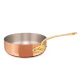Mauviel M'Heritage M'150 B Copper Saute Pan With Brass Handle