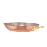 Mauviel M'Heritage M'150 B Copper Round Pan With Brass Handles