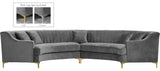Jackson Contemporary 2-Piece Sectional Sofa with Channel Tufting, Plush Comfort, and Custom Legs