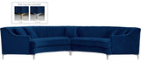 Jackson Contemporary 2-Piece Sectional Sofa with Channel Tufting, Plush Comfort, and Custom Legs