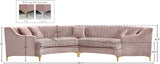 Jackson Contemporary 2-Piece Sectional Sofa with Channel Tufting, Plush Comfort, and Custom Legs