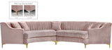 Jackson Contemporary 2-Piece Sectional Sofa with Channel Tufting, Plush Comfort, and Custom Legs