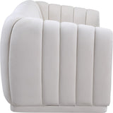 Dixie Velvet Sofa - Chic Contemporary Design with Deep Channel Tufting for Elegant Living Spaces