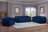 Dixie Velvet Sofa - Chic Contemporary Design with Deep Channel Tufting for Elegant Living Spaces