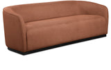 Mylah Sofa - Elegant Contemporary Design with Soft Fabric and Sturdy Black Wood Base for Your Home