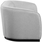 Mylah Loveseat - Contemporary Soft Upholstered Seating with Durable Black Wood Base for Cozy Spaces