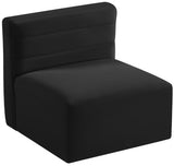 Quincy Modular Armless Chair - Elegant Contemporary Design with Cloud-Like Comfort and Tufting