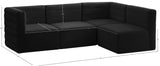 Quincy Velvet Modular Sectional Sofa - Elegant Comfort with Modern Style and Versatile Configurations