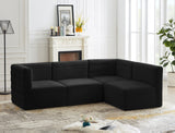 Quincy Velvet Modular Sectional Sofa - Elegant Comfort with Modern Style and Versatile Configurations