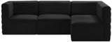 Quincy Velvet Modular Sectional Sofa - Elegant Comfort with Modern Style and Versatile Configurations
