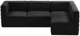 Quincy Velvet Modular Sectional Sofa - Elegant Comfort with Modern Style and Versatile Configurations