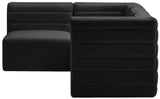 Quincy Velvet Modular Sectional Sofa - Elegant Comfort with Modern Style and Versatile Configurations