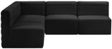Quincy Velvet Modular Sectional Sofa - Elegant Comfort with Modern Style and Versatile Configurations