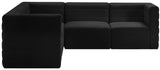 Quincy Velvet Modular Sectional Sofa - Elegant Comfort with Modern Style and Versatile Configurations