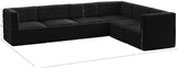 Quincy Velvet Modular Sectional Sofa - Elegant Comfort with Modern Style and Versatile Configurations