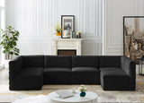Quincy Velvet Modular Sectional Sofa - Elegant Comfort with Modern Style and Versatile Configurations