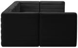 Quincy Velvet Modular Sectional Sofa - Elegant Comfort with Modern Style and Versatile Configurations