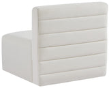 Quincy Modular Armless Chair - Elegant Contemporary Design with Cloud-Like Comfort and Tufting