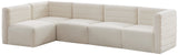 Quincy Velvet Modular Sectional Sofa - Contemporary Design with Cloud-Like Comfort and Style