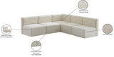 Quincy Velvet Modular Sectional Sofa - Contemporary Design with Cloud-Like Comfort and Style