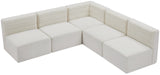 Quincy Velvet Modular Sectional Sofa - Contemporary Design with Cloud-Like Comfort and Style