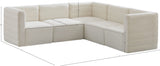 Quincy Velvet Modular Sectional Sofa - Contemporary Design with Cloud-Like Comfort and Style