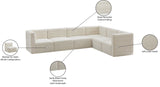 Quincy Velvet Modular Sectional Sofa - Contemporary Design with Cloud-Like Comfort and Style