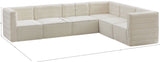 Quincy Velvet Modular Sectional Sofa - Contemporary Design with Cloud-Like Comfort and Style