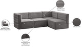 Quincy Velvet Modular Sectional Sofa - Modern Elegance with Cloud-Like Comfort & Stylish Design