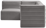Quincy Velvet Modular Sectional Sofa - Modern Elegance with Cloud-Like Comfort & Stylish Design
